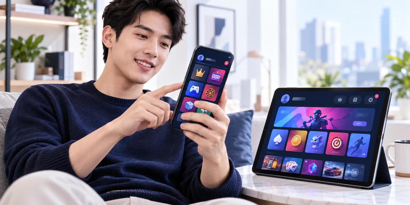 VZ99 dùng trên điện thoại theo game nổi bật và dịch vụ thành viên